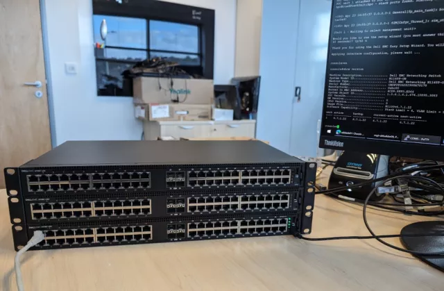 Dell Networking N1148P-ON Layer 2 PoE Switch 48xRJ45 1Gbps 24xPoE+ 4x 10G SFP+