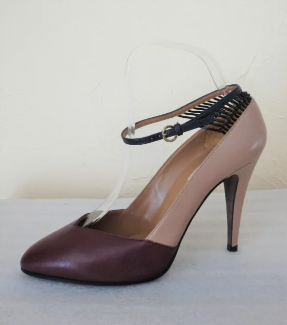 VALENTINO GARAVANI ESCARPINS P. 38 5 CUIR EXCELLENT ETAT