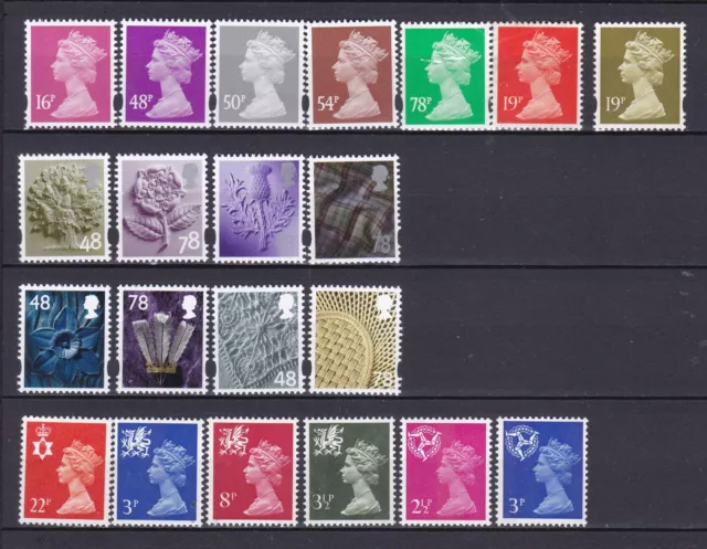 GB & REGIONALS BELOW FACE VALUE   (ref 38) MNH