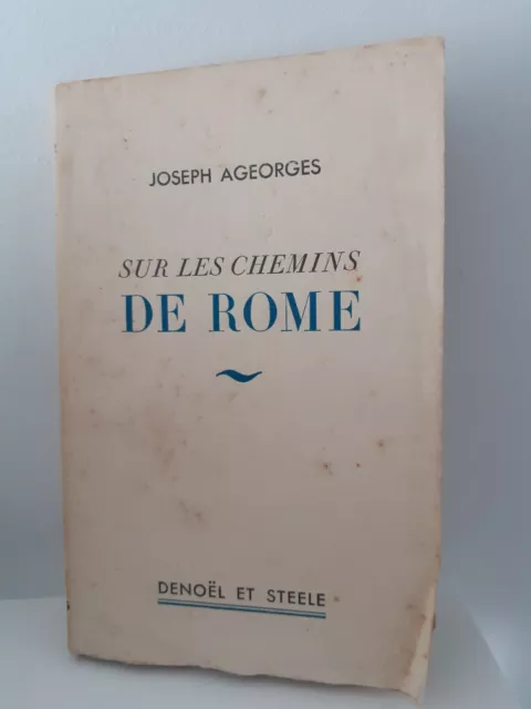 Guantone Joseph Ageorges Sul I Chemind Di Roma Denoël E Steel Spilla 1936