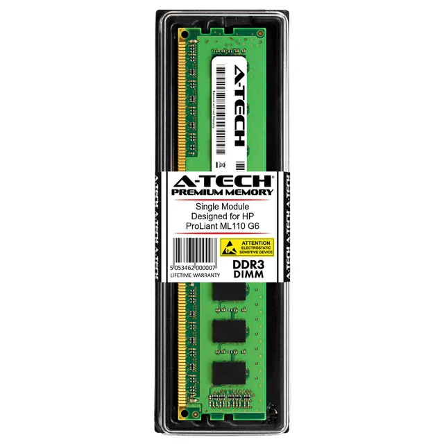 16 Go RAM DDR4 (2x8Go) Pour HP ProLiant ML110 Gen9 – ECC Registered – 2133MHz – Neuf