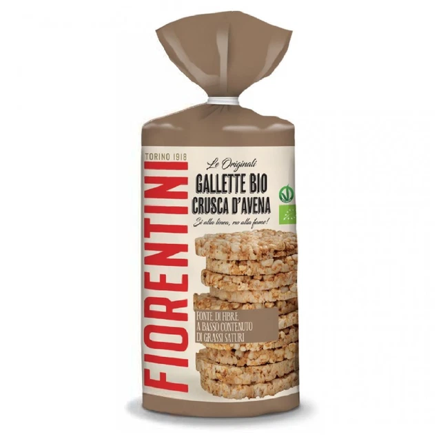 Gallette di Riso Bio Con Crusca D'avena Fiorentini Confezione da 100 g