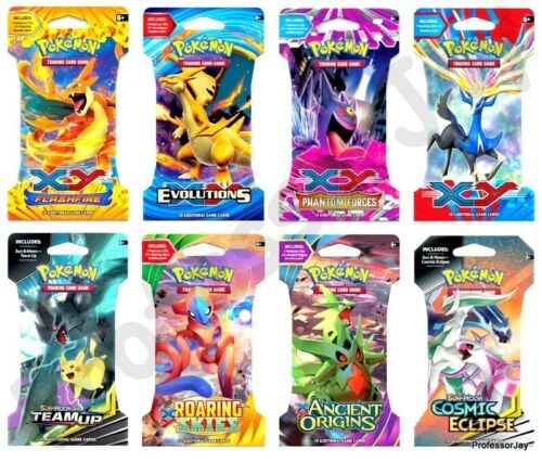Pokémon Go Karte XY Brandneu Sm Versiegelt Arm Swsh Booster Blister Sv Packung