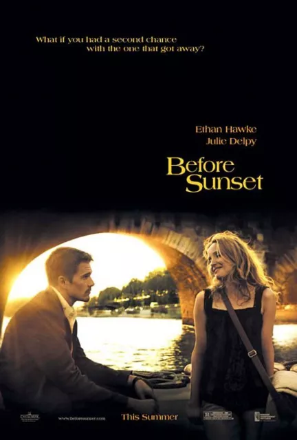 2004 Promo Poster Film Print Wall Decor "Before Sunset" Romance Gift Love