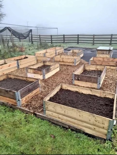 Pallet collars Allotment foldable raised beds Bed garden planter project Boxes