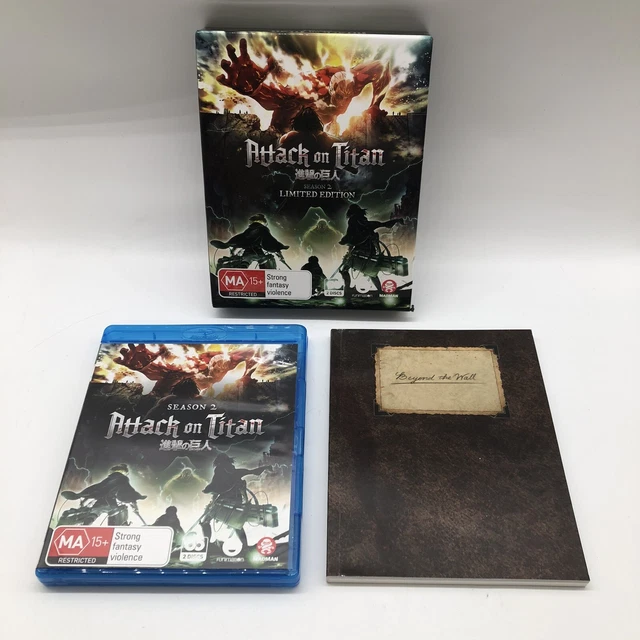 Attack On Titan Season 1-4 Complete Blu-ray DVD Limited Edition Box Set