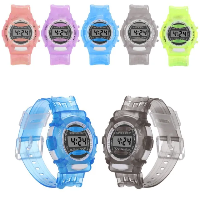 LCD orologio da polso Orologi digitali per bambini Candy Wrast Watch