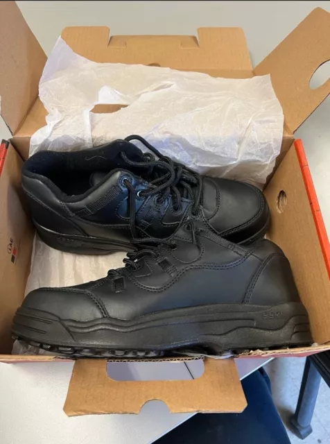 WORX BY RED Wing Shoes Black Steel Toe Safety Boots Mens $80.00 - PicClick