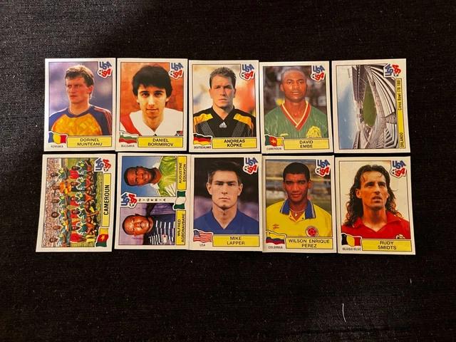 LOT 11 STICKERS FRANCE PANINI MEXICO 86 RECUPERATION Sans Numero