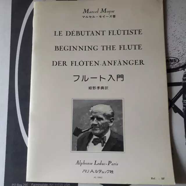 Le Débutant Flûtiste (.Marcel Moyse) PARTITION.Leduc.AL18802. Réf:BF.