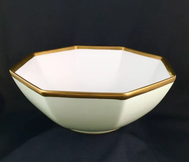 Fitz & Floyd Versailles Mint Green Sherbet Vegetable Serving Bowl EXCELLENT