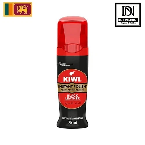 75ml KIWI /SHOCK Color Shine Instant Liquid Shoe Polish Black Cafe FREE SHIPPING