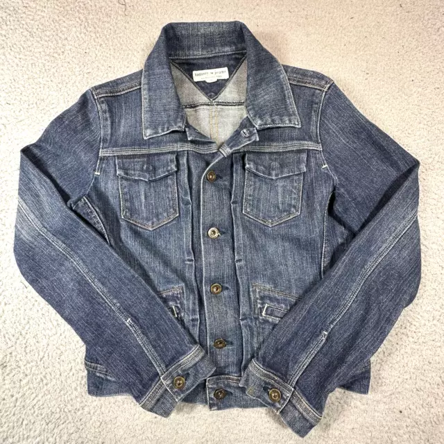 Tommy Hilfiger Jeans Jacket Womens Size M Blue Denim Trucker Jacket Vintage