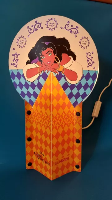 Samuel Parker Little Moon Disney Nestle Il Gobbo Di Notre Dame Lampada Tavolo !