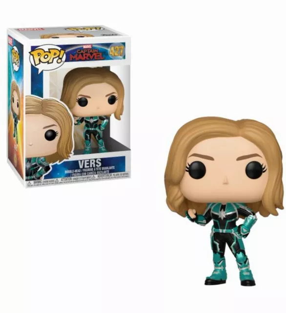 FUNKO POP! Captain Marvel - Vers - Bobble-Head Vinyl NEU 427