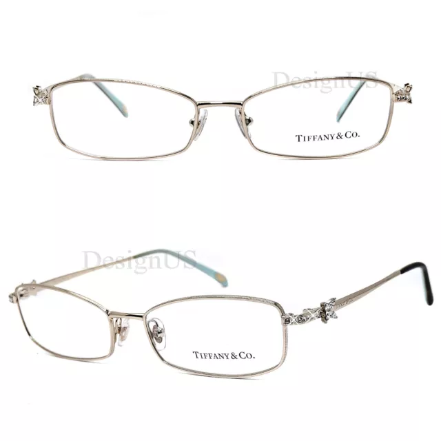 TIFFANY & CO. TF1098-B 6091 Crystal Light Gold 53/16/135 Eyeglasses Italy New