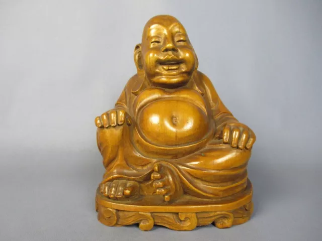 Statue Buddha Sculpture Buddha Carved Wooden Handcrafted Art China