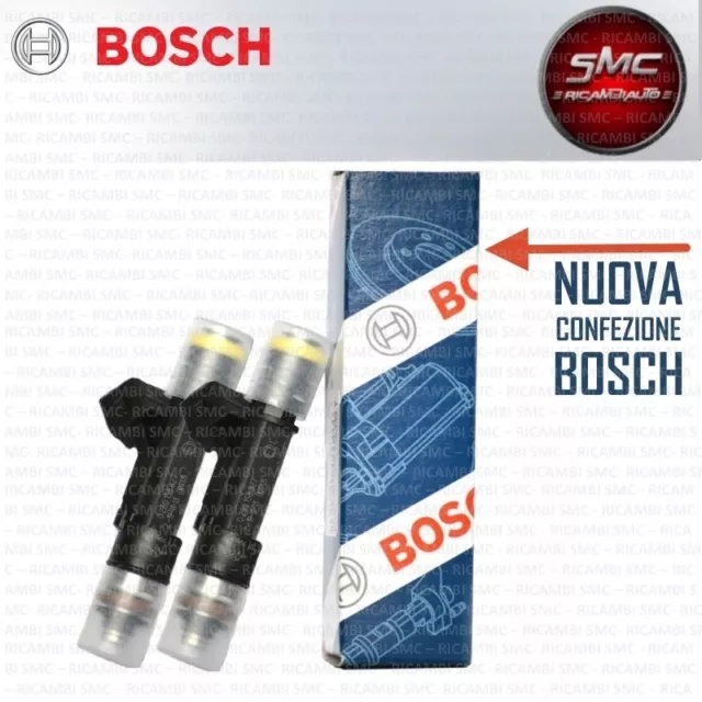 0280158827 INIETTORI 2 PEZZI FIAT MULTIPLA Doblo 1.6 BIPOWER NATURAL POWER BOSCH