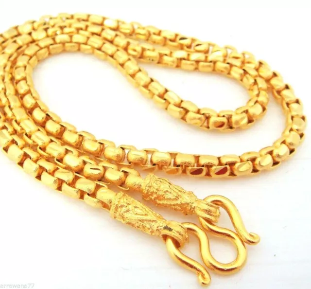 Chain 22K 23K 24K THAI BAHT GOLD GP NECKLACE 24"  50 Grams Jewelry Men's Women