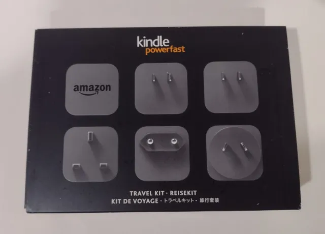 Kindle Powerfast International Charging Travel Kit For Over 200 Countries - NEW