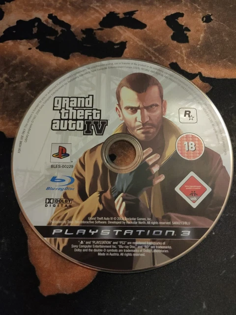 Jeu PS3 GTA IV Grand Theft Auto 4 LOOSE