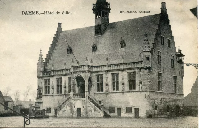 Carte Postale / Damme Hotel De Ville