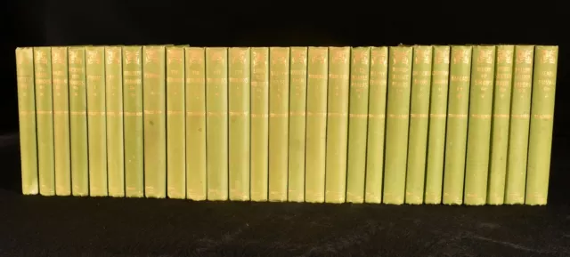 c1890 27vol Pocket Edition Of W M Thackeray Works Novels Miscellanies