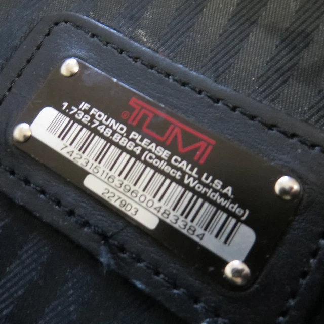 Black Tumi Alpha Expandable Wheeled Rolling Suitcase 16