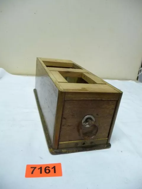 7161. Alte Nähmaschinen Holzschublade Holz Schub Schublade Aufbewahrung