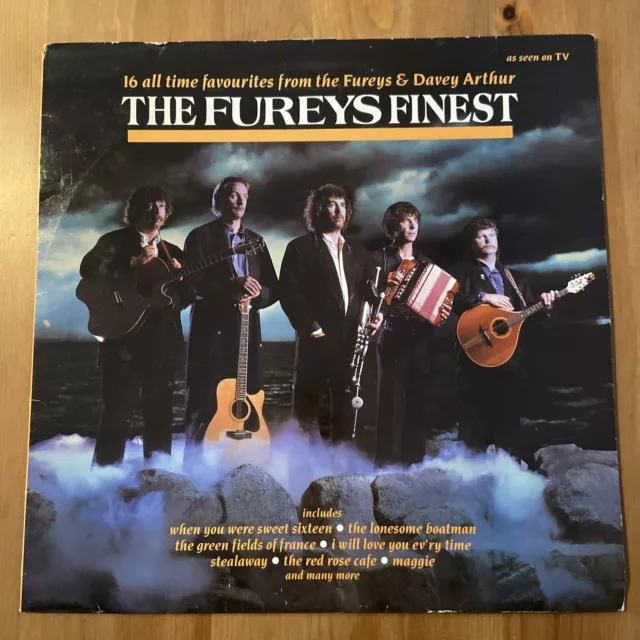 The Fureys & Davey Arthur - The Fureys Finest LP Vinyl EX / VG+ HSTAR 2311