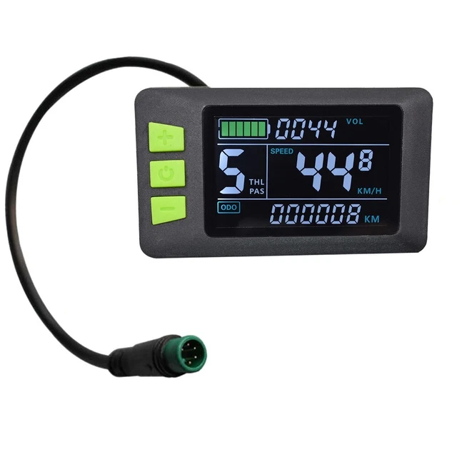 Compteur De Vitesse LCD Universel Pour Vélo électrique Et Scooter 24V 36V 48V