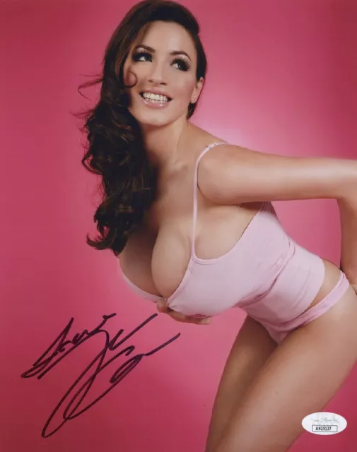 JORDAN CARVER Hand Signed 8x10 SEXY Photo IN PERSON Authentic Autograph JSA COA