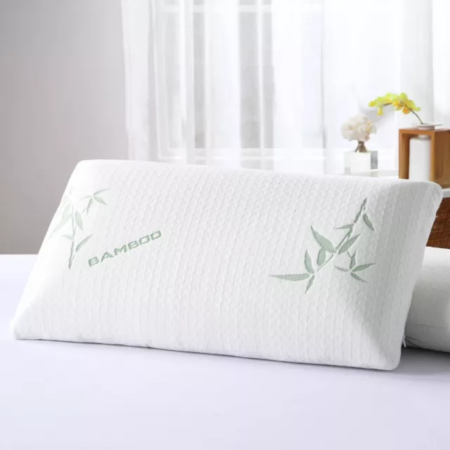 Lussuoso cuscino memory foam bambù antibatterico supporto ortopedico premium 3