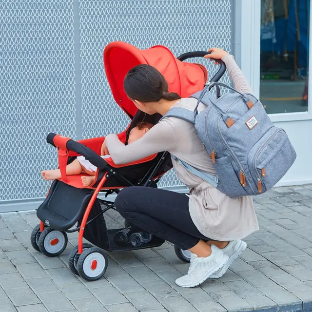 Diaper Bag Backpack, RUVALINO Multifunction Travel Back Pack Maternity Baby and 7