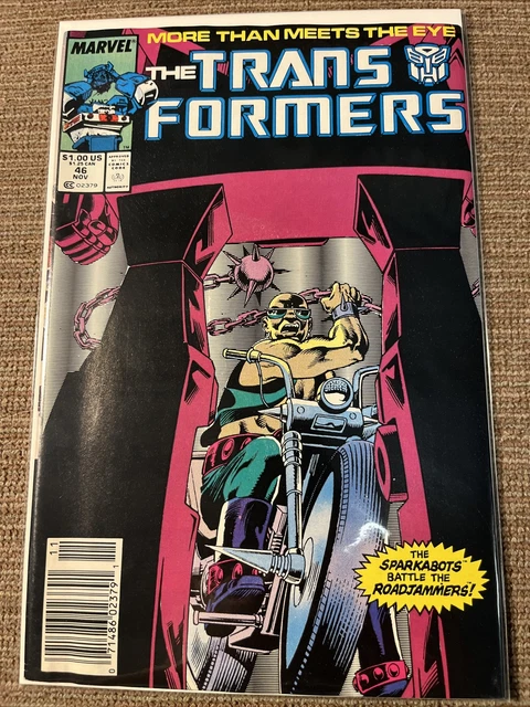 Marvel Comics The Transformers  #46 Comic book. “More than meets the Eye!”