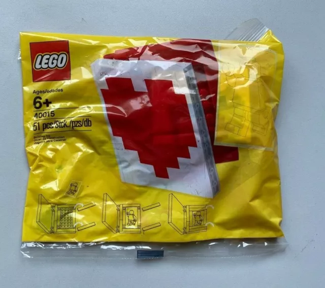 LEGO 40015 Cornice Foto Cuore NUOVO ORIGINALE LEGO EUR 13,00
