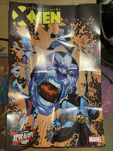 Extraordinary X-Men Apocalypse Wars Promo Poster 24" x 36" Marvel 2016 Ramos