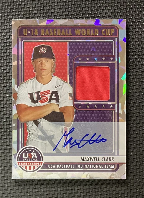 2023 Panini Stars & Stripes Maxwell Clark Auto Autograph Relic #’d/23