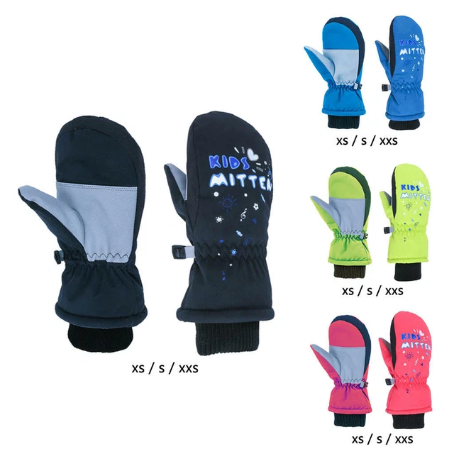 Kids Toddlers Boys Girls Winter Ski Gloves Waterproof Thermal Snow Mittens