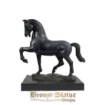 Bronze horse statue on marble base large bronze horse sculpture animals bronze