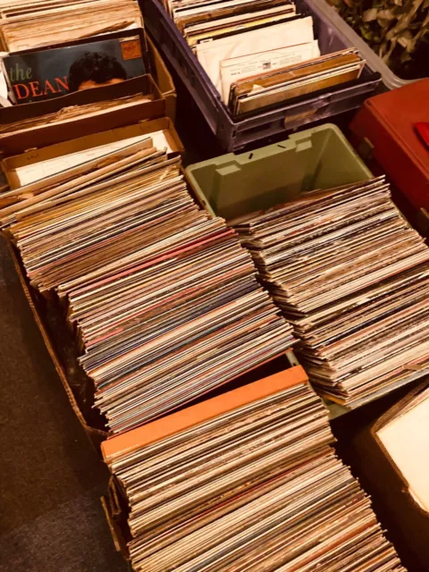 Vinyl records lucky dip! 10 LPs from a large collection sold in boxes of 10 3