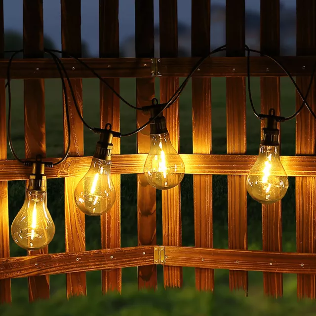 Lampe de Jardin Terrassenleuchte Guirlande Lumineuse Extérieur Étanche Filament 3