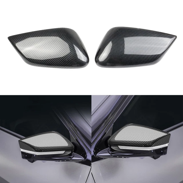 Ricambio Specchietto Laterale Modanatura ABS Auto Accessori Carbonio Fibra Stile