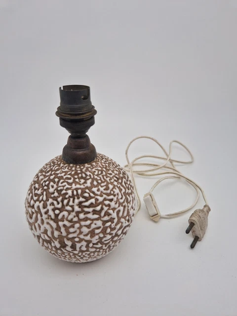 Lampe Céramique De Jean Besnard 1930 Art Déco