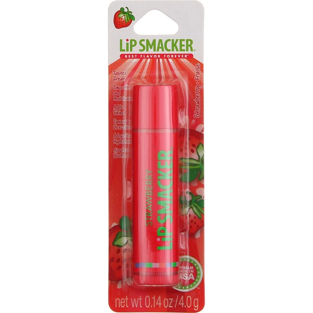 2 Pack Lip Smacker Lip Balm, Strawberry, 0.14 oz