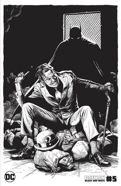 Batman Black And White #5 (Of 6) Cvr C Gary Frank The Riddler Variant