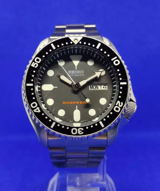 PRE OWNED SEIKO SCUBA DIVER 7S26-0020 SKX007K 200m AUTOMATIC MENS WATCH 7N0119