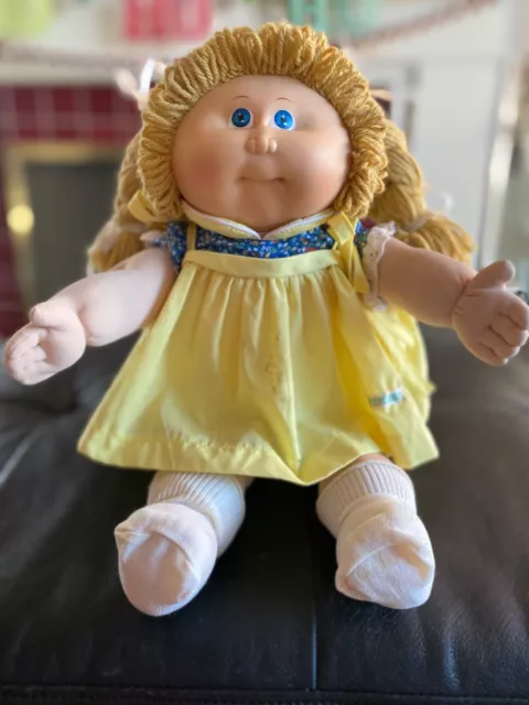 vintage cabbage patch kids doll With Birth Certificate Born September 1st Aileen