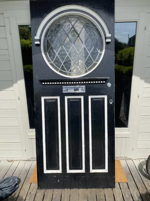 reclaimed 1930s front door