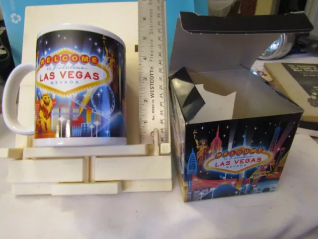 MGM Mirage “Welcome to Fabulous Las Vegas” Strip Casino Hotel Mug 2016 NIB